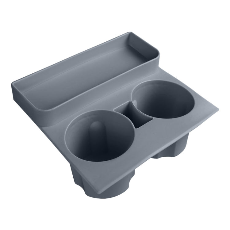 For Tesla Model3/Y Central Water Cup Limiter Silicone Coaster, Black, Gray, Pink