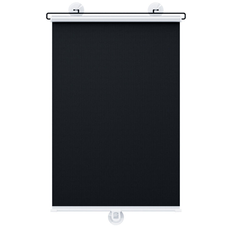 Car Summer No-punch Retractable Titanium Silver Sunshade Curtain, 40x60cm, 40x125cm, 45x125cm, 50x125cm