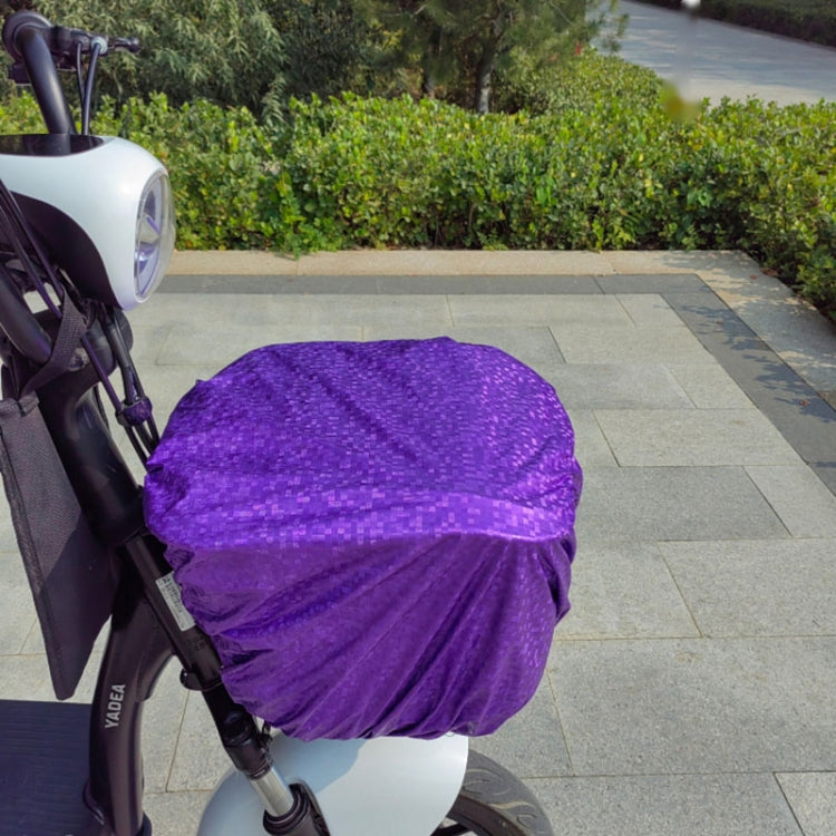 Battery Car Front Basket Rain Cover Bicycle Basket Waterproof Bag Universal, Large, Super Large