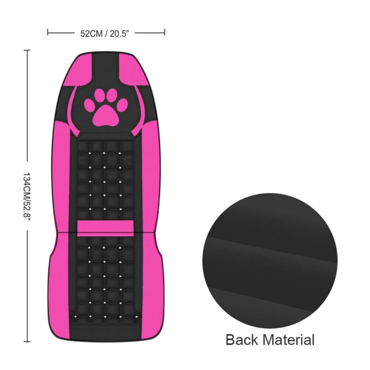 Car Universal Printed Seat Protector Automobile Decoration Supplies, Pink Footprints