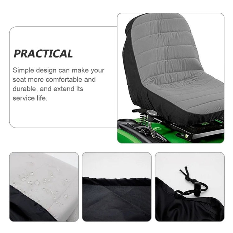 15 Inch Heavy-Duty Agricultural Vehicle Lawn Mower Seat Dust Cover, 15 Inch, 11 Inch