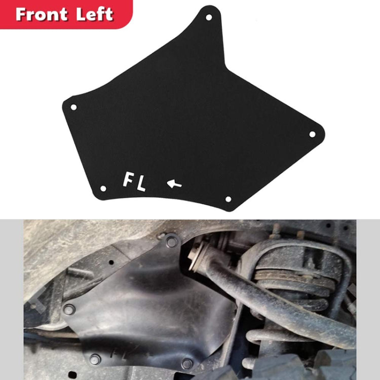 Front Wheel Fender Leather Lining for 03-17 Toyota Prado 2700 4000