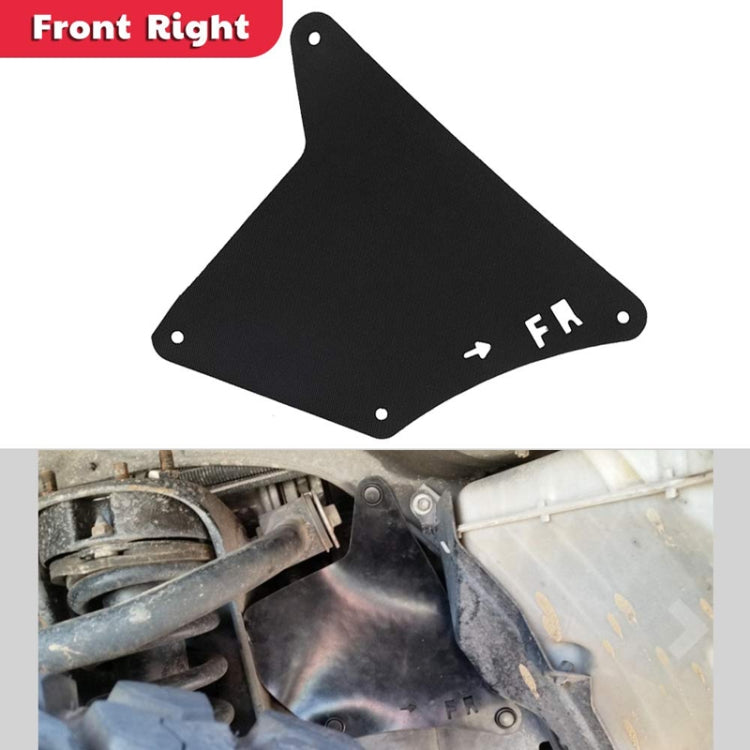 Front Wheel Fender Leather Lining for 03-17 Toyota Prado 2700 4000