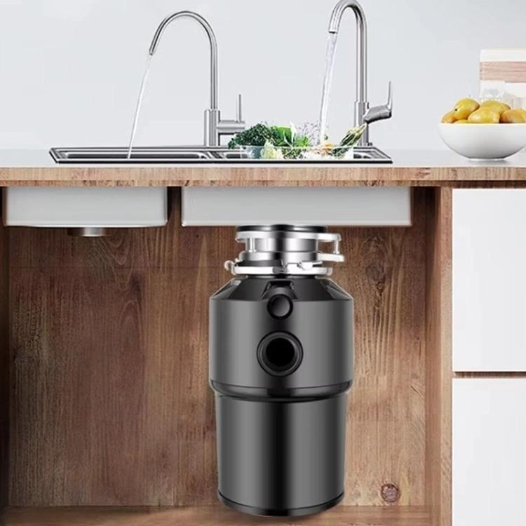 Food Garbage Disposer 7 Levels Grinding Connectable For Dishwasher, 550W EU Plug