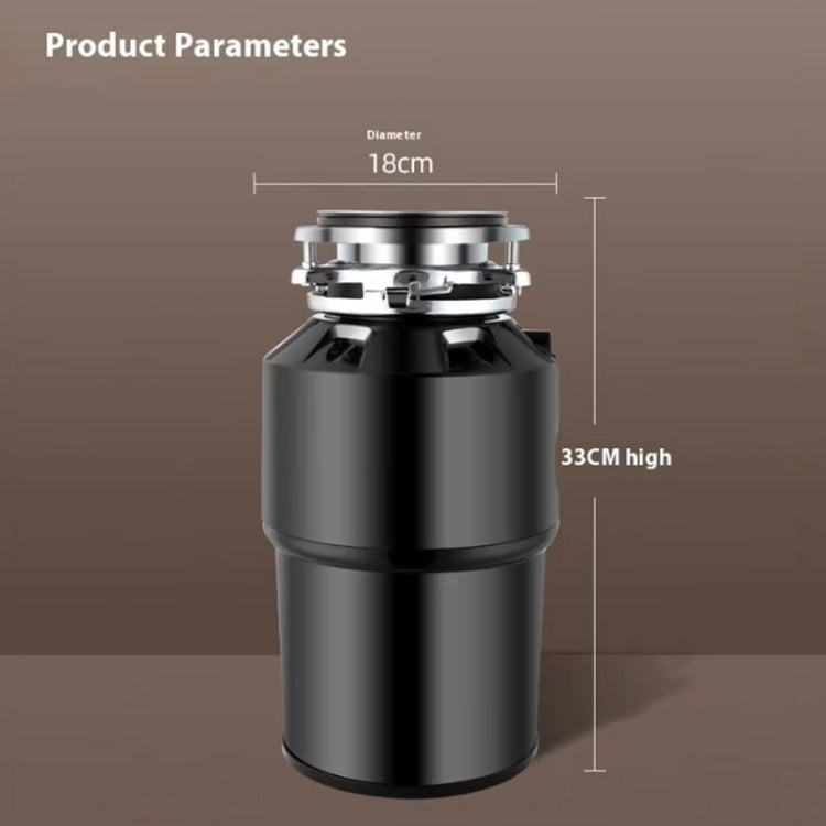 Food Garbage Disposer 7 Levels Grinding Connectable For Dishwasher, 550W EU Plug
