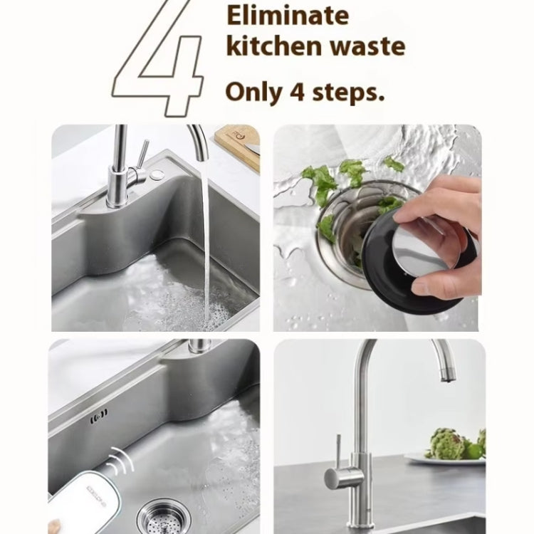 Food Garbage Disposer 7 Levels Grinding Connectable For Dishwasher, 550W EU Plug