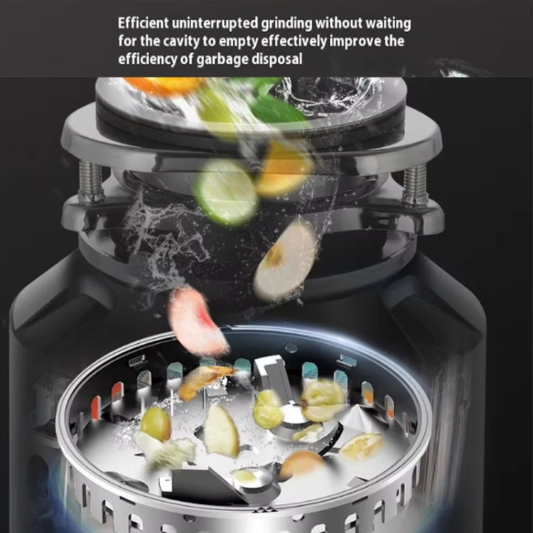 Food Garbage Disposer 7 Levels Grinding Connectable For Dishwasher, 550W EU Plug