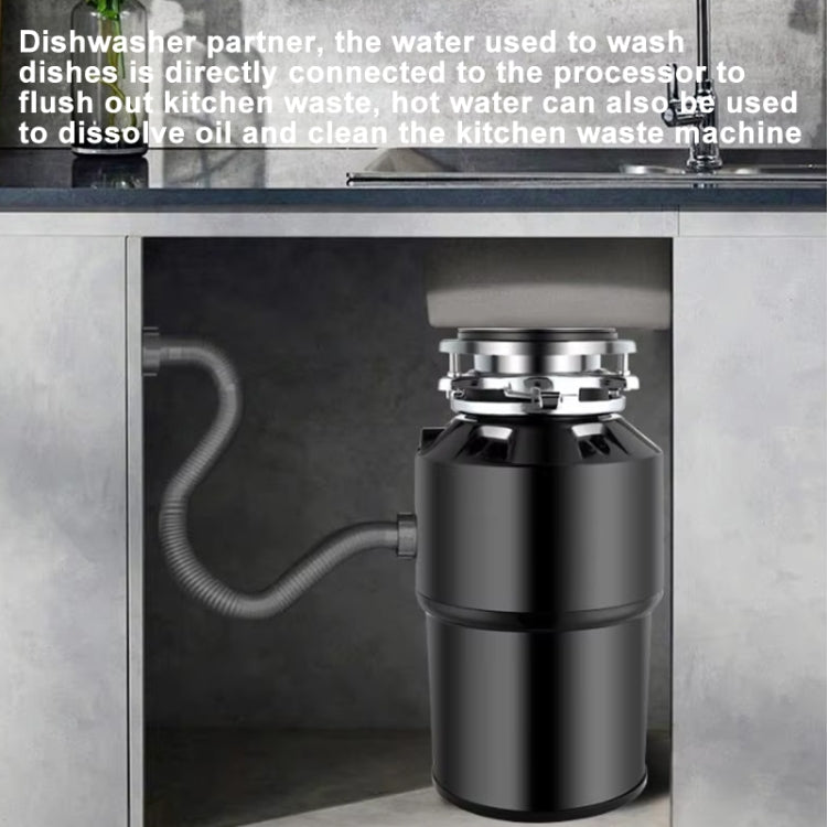 Food Garbage Disposer 7 Levels Grinding Connectable For Dishwasher, 550W EU Plug