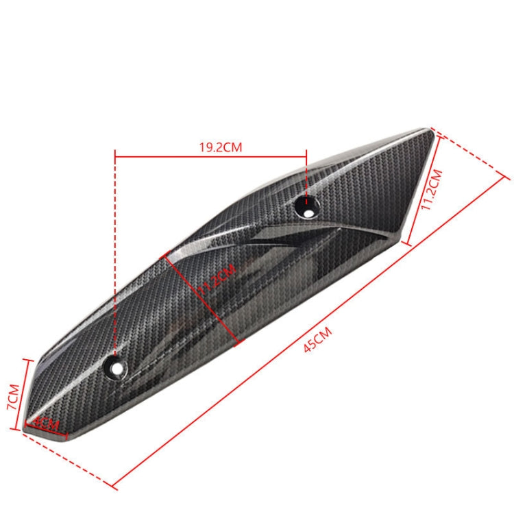 Motorcycle Modification Accessories Exhaust Pipe Anti-scald Cover, Black, Water Transfer, Flower Color