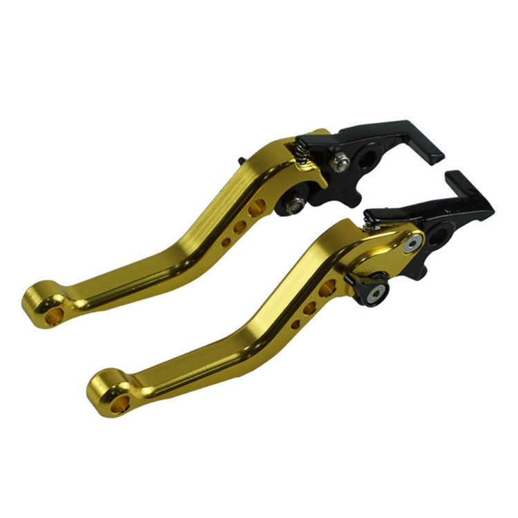 1pair Motorcycle CNC Six Speed Dual Disc Brake Handlebar Cowl Adjustable Electric Bike Brake Lever, Brake Lever(Black), Brake Lever(Silver), Brake Lever(Gold)