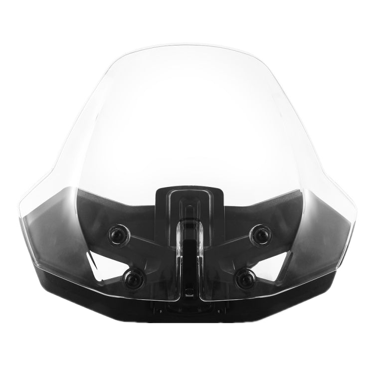 For Can-Am Ryker 600/Ryker 900 Adjustable Front Windshield, Transparent, Grey