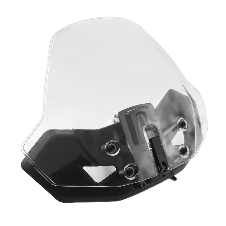 For Can-Am Ryker 600/Ryker 900 Adjustable Front Windshield, Transparent, Grey