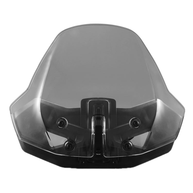 For Can-Am Ryker 600/Ryker 900 Adjustable Front Windshield, Transparent, Grey