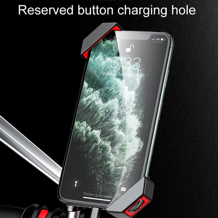 Kewig Bicycle 2 Claws Navigation Bracket Outdoor Cycling Cell Phone Holder With Safety Lock, M12-A, M12-B