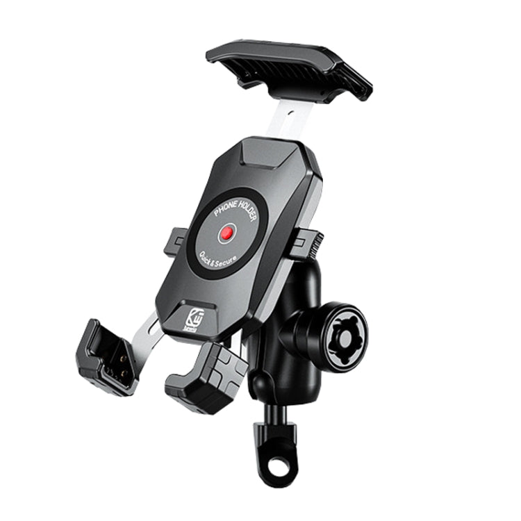 Kewig Motorcycle Heightened Navigation Bracket Outdoor Riding Anti-Theft Cell Phone Holder, M14-C3, M14-C4