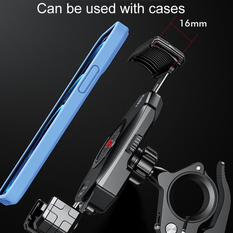 Kewig Motorcycle Heightened Navigation Bracket Outdoor Riding Anti-Theft Cell Phone Holder, M14-C3, M14-C4