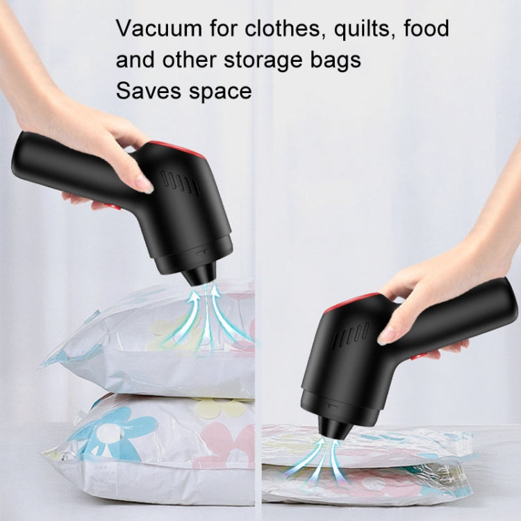 Wireless Charging Car Vacuum Cleaner Mini Handheld High Power Wet and Dry Vacuum Cleaner, Blue