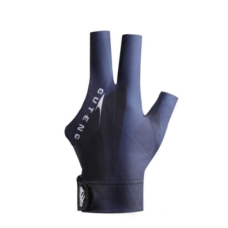 GUTENG Three Finger Thin Breathable Wear-Resistant Non-Slip Snooker Billiard Gloves, Left Hand Half Finger (Printed Black), Left Hand Half Finger (Printed Blue), Left Hand Full Finger (Gray), Left Hand Full Finger (Printed Black)                       ...
