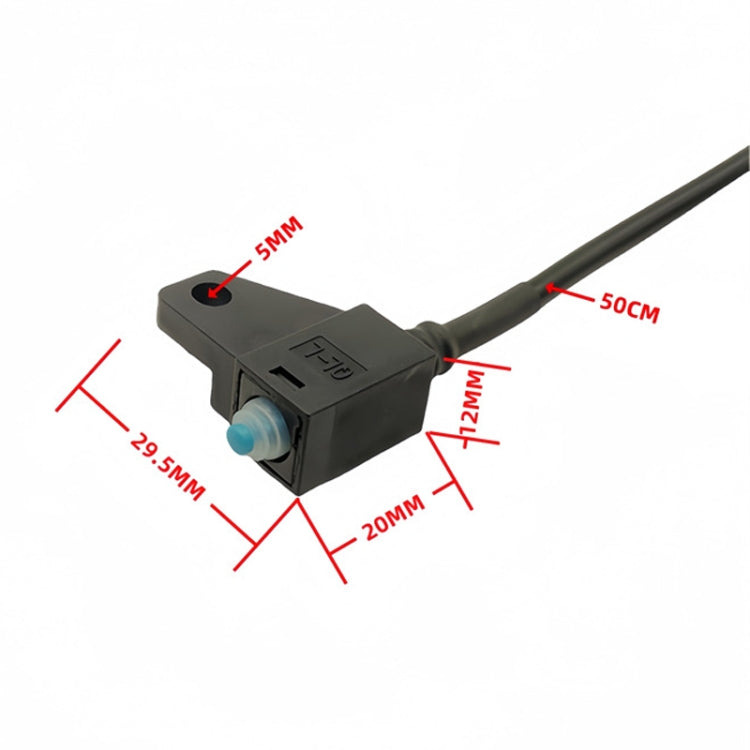 Motorcycle Electric Vehicle Brake Power-Off Switch Scooter Front Rear Disc Brake Switch With Wire, Left, Right