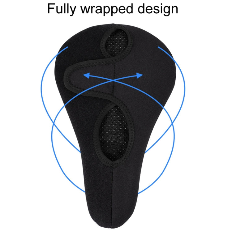ESLNF Mountain Bike Saddle Cover Cycling Shock Absorbing Saddle Gear, Round Logo, Honeycomb