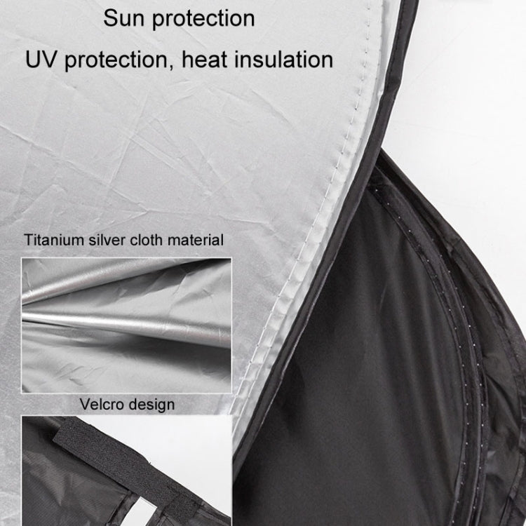 Car Sunshade Summer Front Windshield Sunscreen Heat Insulation Folding Car Sunshade Curtain