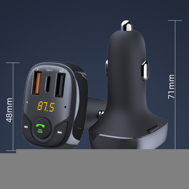 36W Car Bluetooth MP3 Player FM Transmitter Multifunctional Car Charger, S-15PD