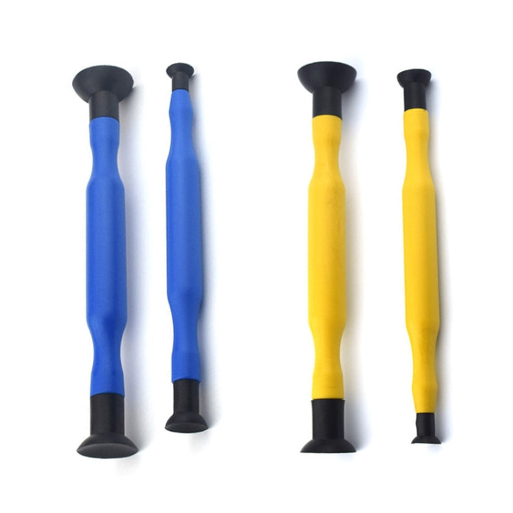 2pcs /Set Manual Valve Suction Cup Grinder Auto Repair Tool, Blue, Yellow