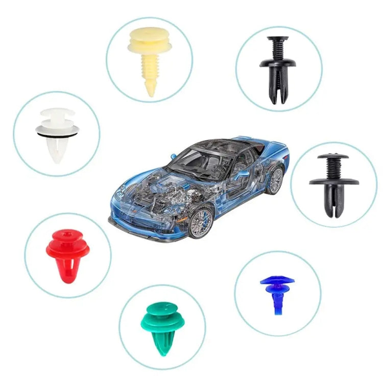 Universal Automotive Fasteners Rivets Fender Expansion Screws, 925pcs /Set
