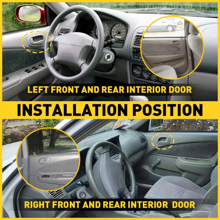 For Toyota Corolla Door Inner Handle Modification Accessories, RH, LH, RH+LH, RH+LH x 2