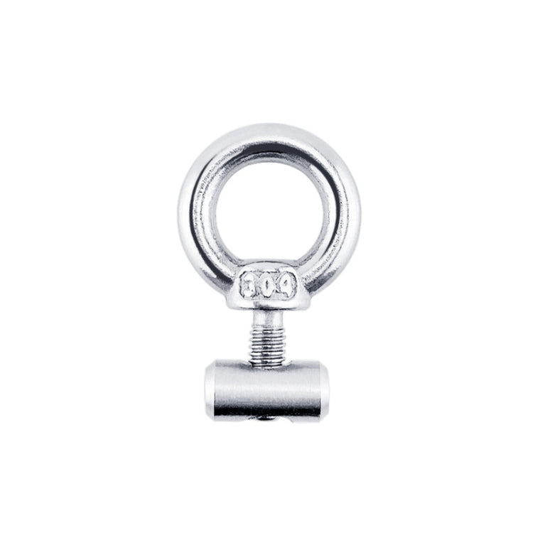 RV Sunshade 304 Stainless Steel Slide Rail Ring, 1pcs M4 Ring + Cylinder, 2pcs M4 Ring + Cylinder