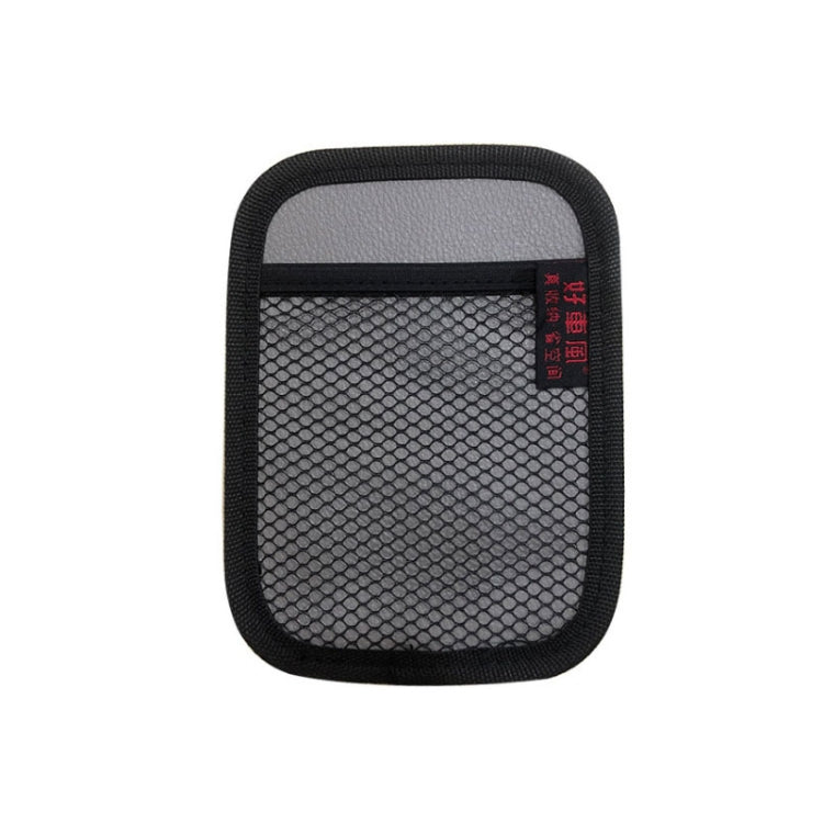 Microfiber Leather Car Mobile Phone Sticky Storage Net Bag, H005 Black Small, H006 Beige Small, H007 Gray Small, H008 Black Large, H009 Beige Large, H010 Gray Large