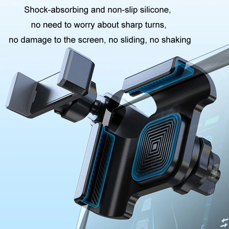 SHUNWEI Car Navigation Screen Floating Mobile Phone Holder, Clip Type, Magnetic Type