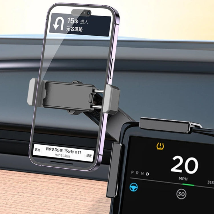 SHUNWEI Car Navigation Screen Floating Mobile Phone Holder, Clip Type, Magnetic Type