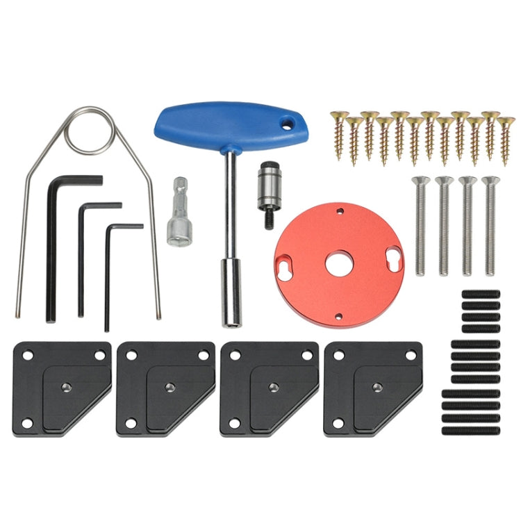 Edge Trimming Machine Inverted Lifter Fine Adjustment Woodworking Milling Cutter Chamfer Workbench, Ganwei MG0-000-0059