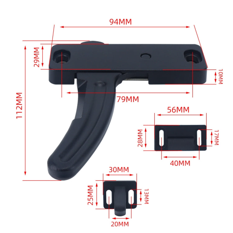 RV Screen Door Replacement L-shaped Handle, Left Handle, Right Handle, Left+Right Handle