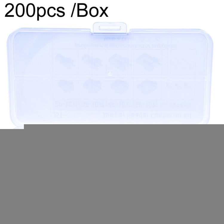 200pcs /Box JST-SM 2.54mm Pitch 2/3/4/5Pin Male/Female Header Connectors Adaptor