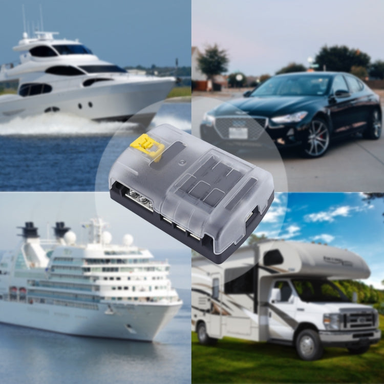 6-Way LED Indicator Fuse Box Socket For RV And Yacht, Configuration 1, Configuration 2, Configuration 3, Configuration 4