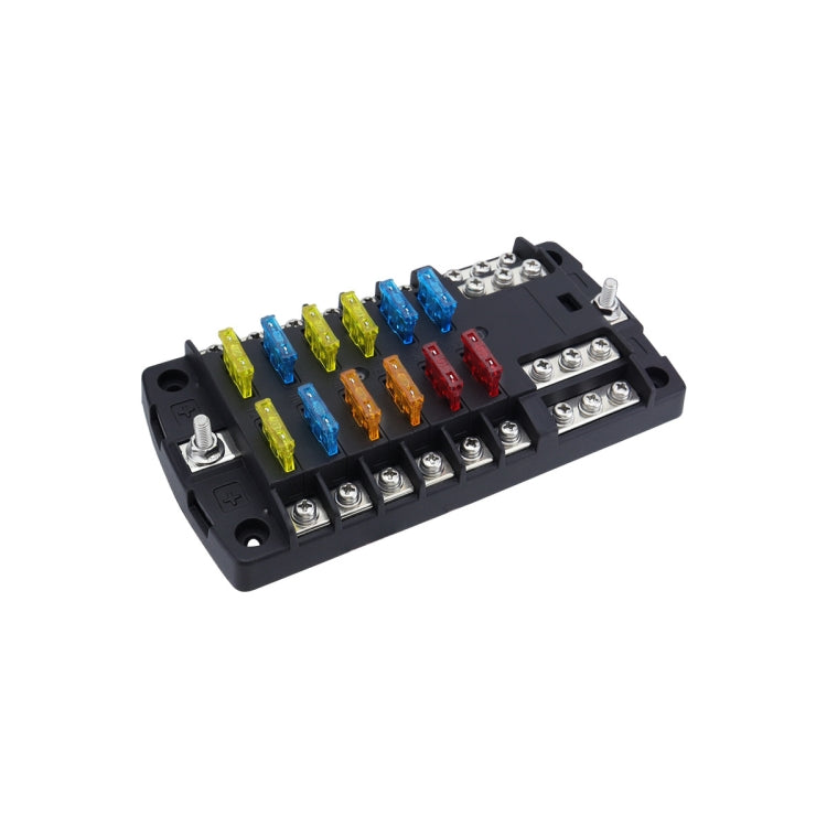 RV Yacht 12-way LED Insulated Flame-retardant Fuse Holder Box with Wire, Configuration 1, Configuration 2, Configuration 3, Configuration 4