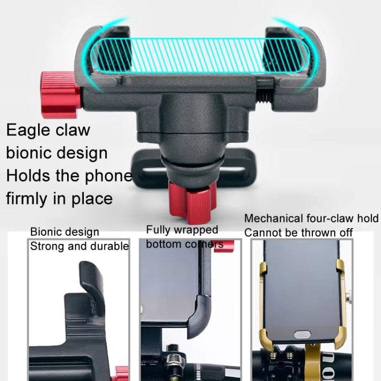PROMEND Aluminum Alloy Cell Phone Holder Adjustable Angle Rotating Motorcycle Navigation Support, SJJ-299B Handlebar Stand Black, SJJ-299B Handlebar Stand Titanium Color, SJJ-299B Handlebar Stand Silver, SJJ-299E Rearview Mirror Black                  ...