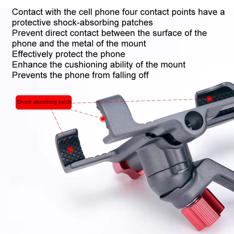 PROMEND Aluminum Alloy Cell Phone Holder Adjustable Angle Rotating Motorcycle Navigation Support, SJJ-299B Handlebar Stand Black, SJJ-299B Handlebar Stand Titanium Color, SJJ-299B Handlebar Stand Silver, SJJ-299E Rearview Mirror Black                  ...