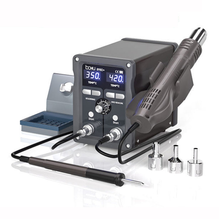 BAKU BA-898D+ T12 Solder Station Adjustable Temperature Electric Digital Soldering Iron For Phone Repair, US Plug 110V, EU Plug 220V