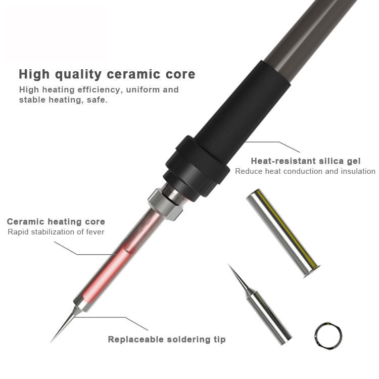 BAKU BA-898A+ 2-In-1 Soldering Station Hot Air Station Adjustable Temperature, US Plug 110V, EU Plug 220V