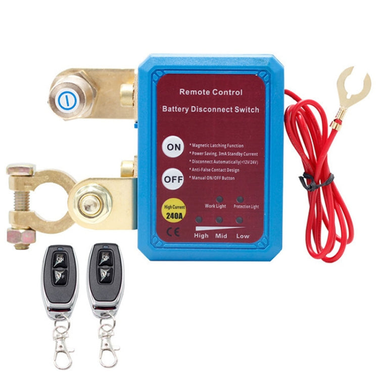 Car Battery Disconnectors Remote Control Smart Disconnect Switch, Intelligent Model, Intelligent With Digtal Display