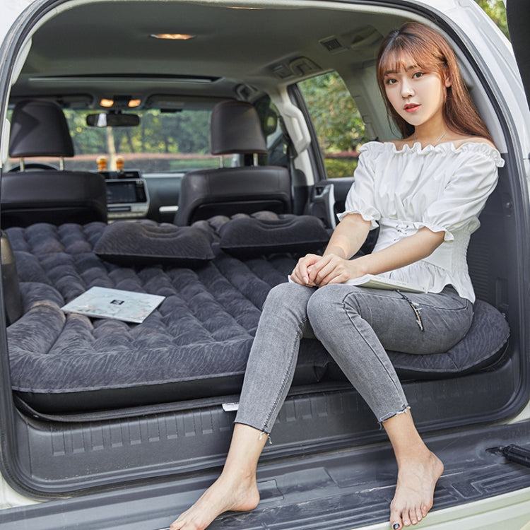 Inflatable Mattress For Car Travel SUV Rear Seat/Trunk, Black, Beige, Gray, Black Dual-purpose Long Pier, Beige Dual-purpose Long Pier, Gray Dual-purpose Long Pier, Black Dual-purpose Square Pier, Beige Dual-purpose Square Pier                         ...