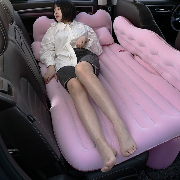Car Inflatable Bed Multifunctional Outdoor Camping Sleeping Mat, Dark Green, Beige, Black, Gray, Red, Pink