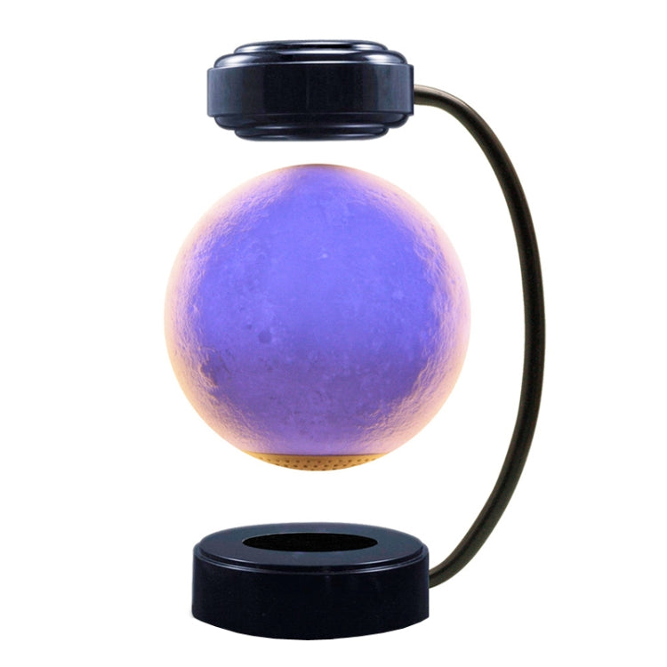 Magnetic Levitation Bluetooth Speaker Household Decorative Ambient Lighting Ornament US Plug, Black Star Ball, Golden Star Ball, Black Moon, Golden Moon