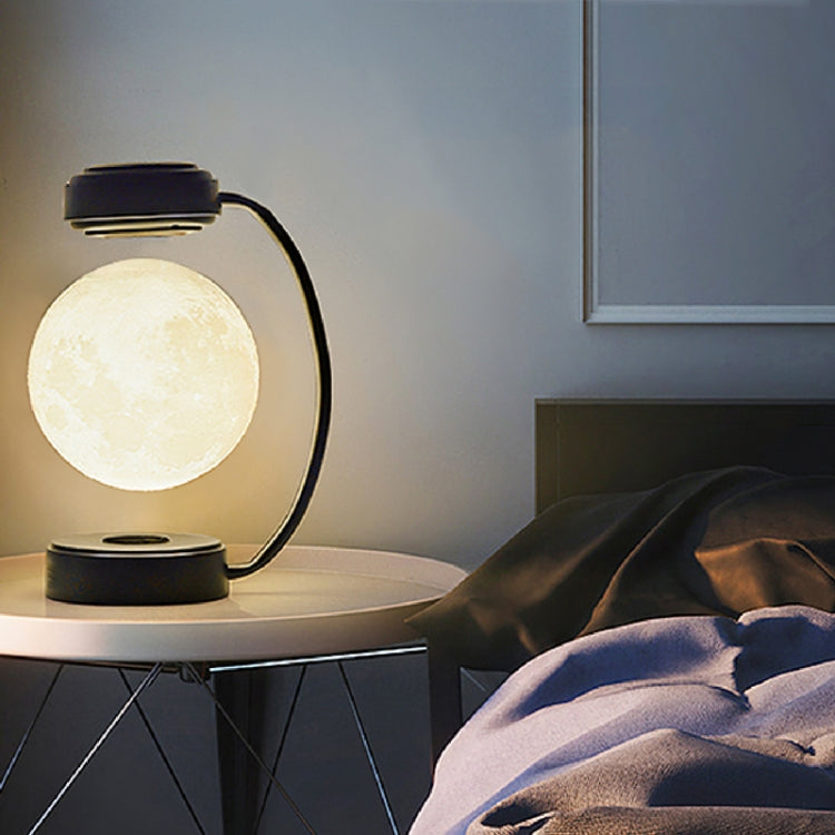 Magnetic Levitation Bluetooth Speaker Household Decorative Ambient Lighting Ornament US Plug, Black Star Ball, Golden Star Ball, Black Moon, Golden Moon