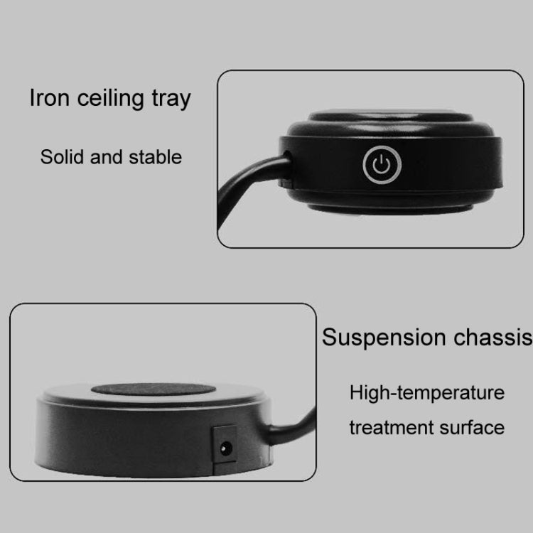 Magnetic Levitation Bluetooth Speaker Household Decorative Ambient Lighting Ornament US Plug, Black Star Ball, Golden Star Ball, Black Moon, Golden Moon