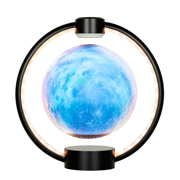Magnetic Levitation Bluetooth Speaker Ornament Desktop Ambient Glow Night Lights, Light Pattern Starry Moon, Light Pattern Moon, Dark Pattern Starry Moon, Dark Pattern Moon, Black Starry Moon, Black Moon
