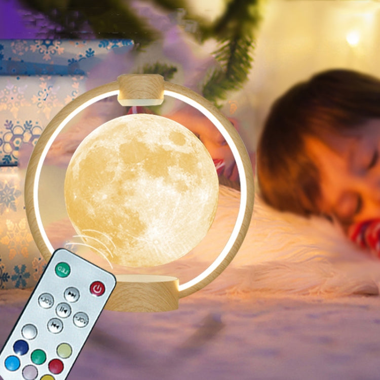 Magnetic Levitation Bluetooth Speaker Ornament Desktop Ambient Glow Night Lights, Light Pattern Starry Moon, Light Pattern Moon, Dark Pattern Starry Moon, Dark Pattern Moon, Black Starry Moon, Black Moon
